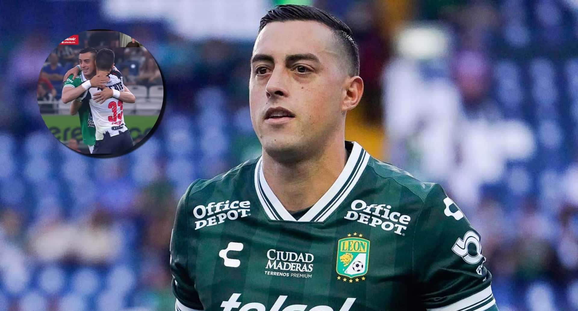 El goleador histórico fue recibido con ovaciones en el juego de Rayados contra el León