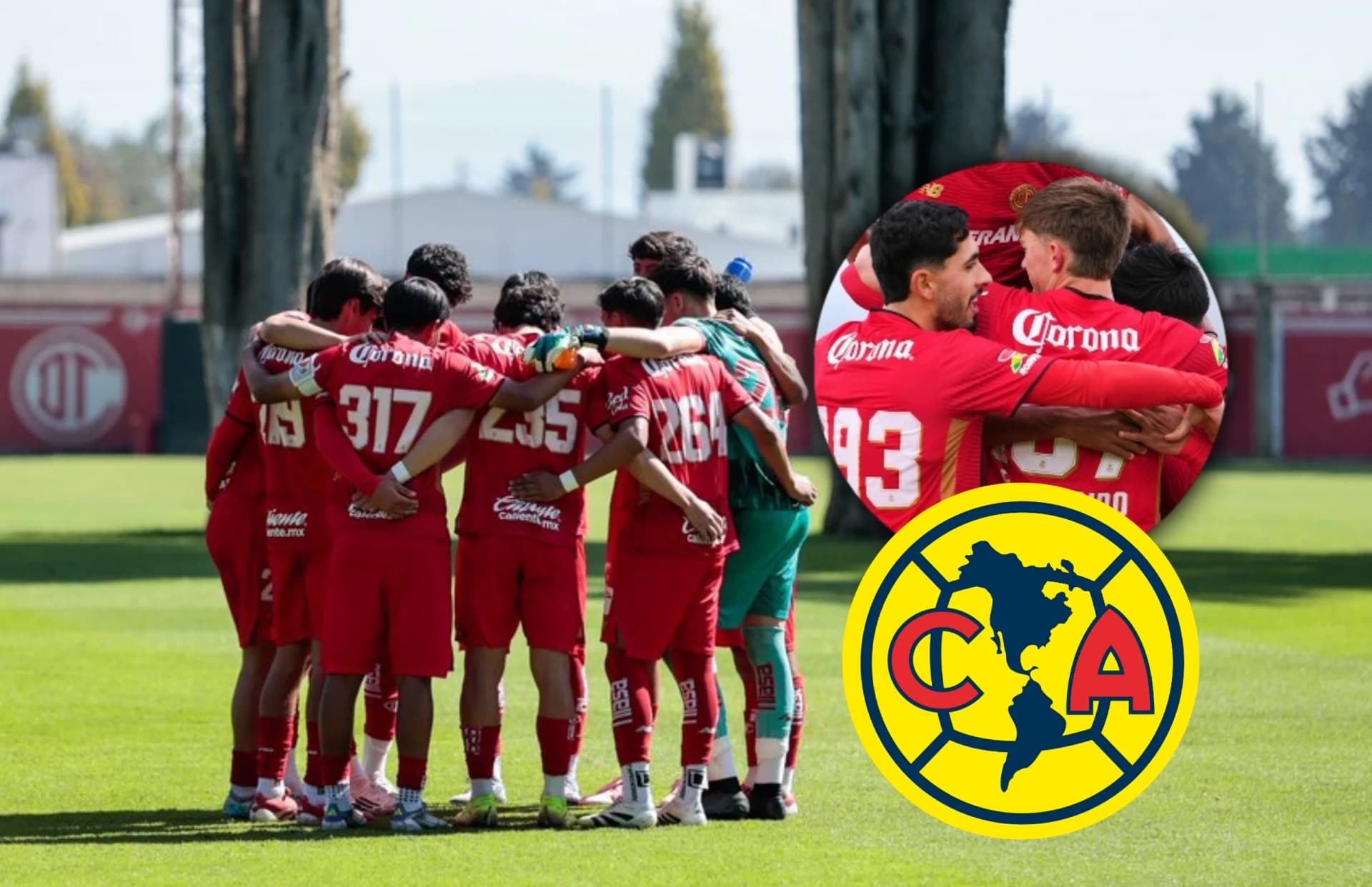 El joven futbolista ya supo lo que era marcar en esta categoría y promete tener un gran futuro.