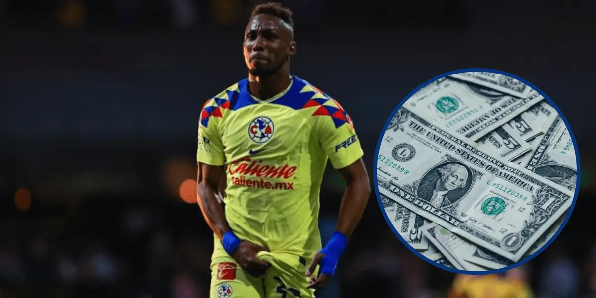 El jugador del América fue castigado con una multa.