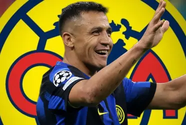 El jugador del Inter de Milán, Alexis Sánchez, mostró su deseo de jugar con el América.