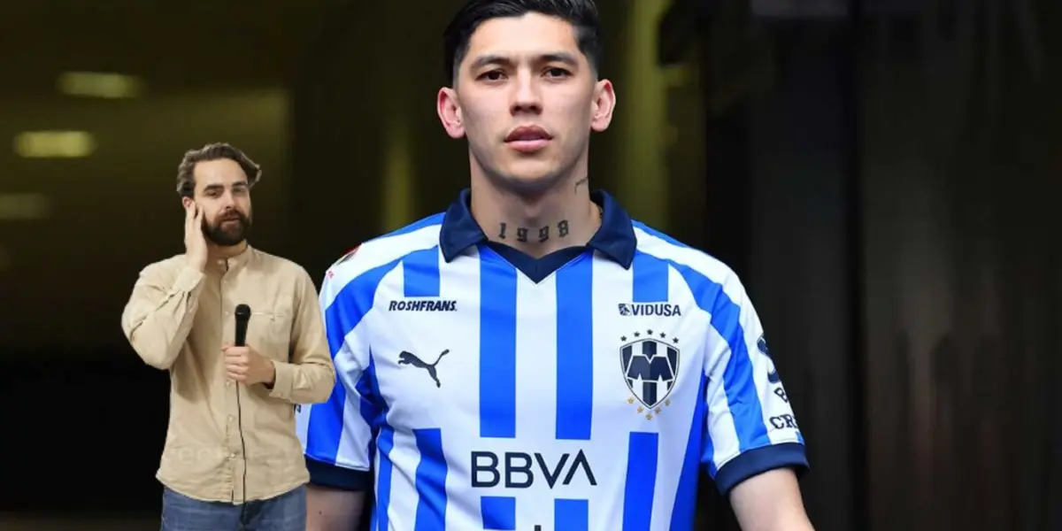 El lateral de Rayados se metió en un intercambio de palabras con un reportero.