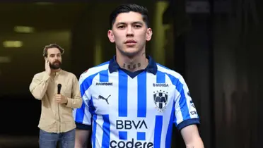 El lateral de Rayados se metió en un intercambio de palabras con un reportero.