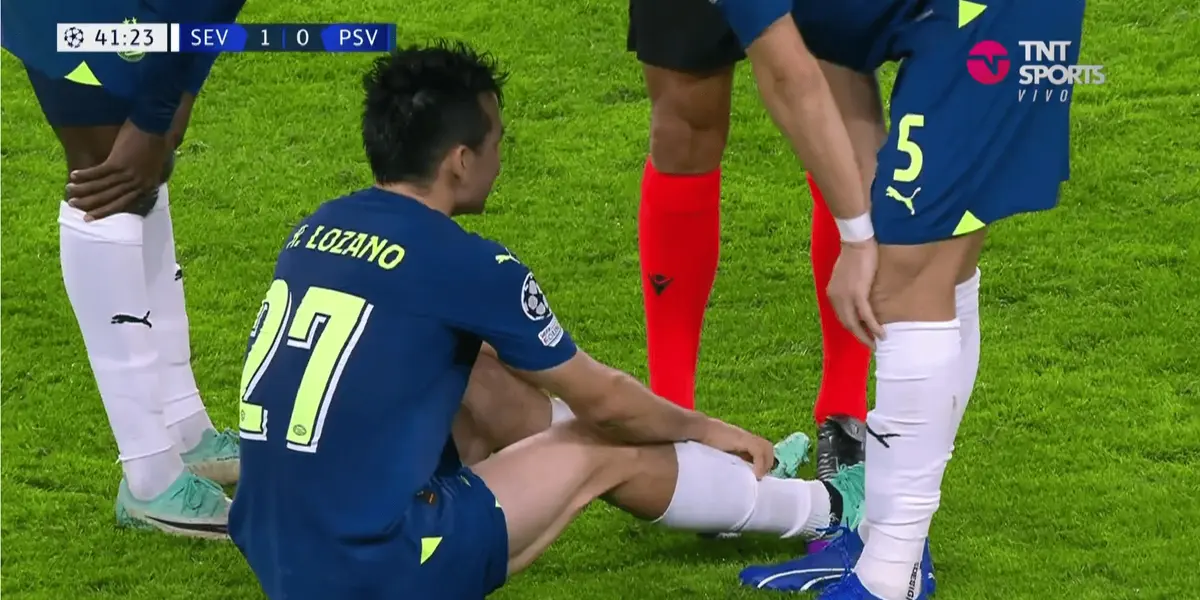 El mexicano tuvo que salir de cambio.