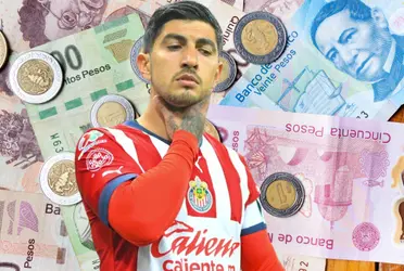 Paunoviç lo sentó y de valer 7.5 millones, el nuevo valor que tiene Víctor Guzmán con Chivas
