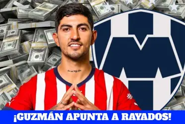 (VIDEO) De ganar 17 millones en Chivas, el salario que le espera a Guzmán en Rayados