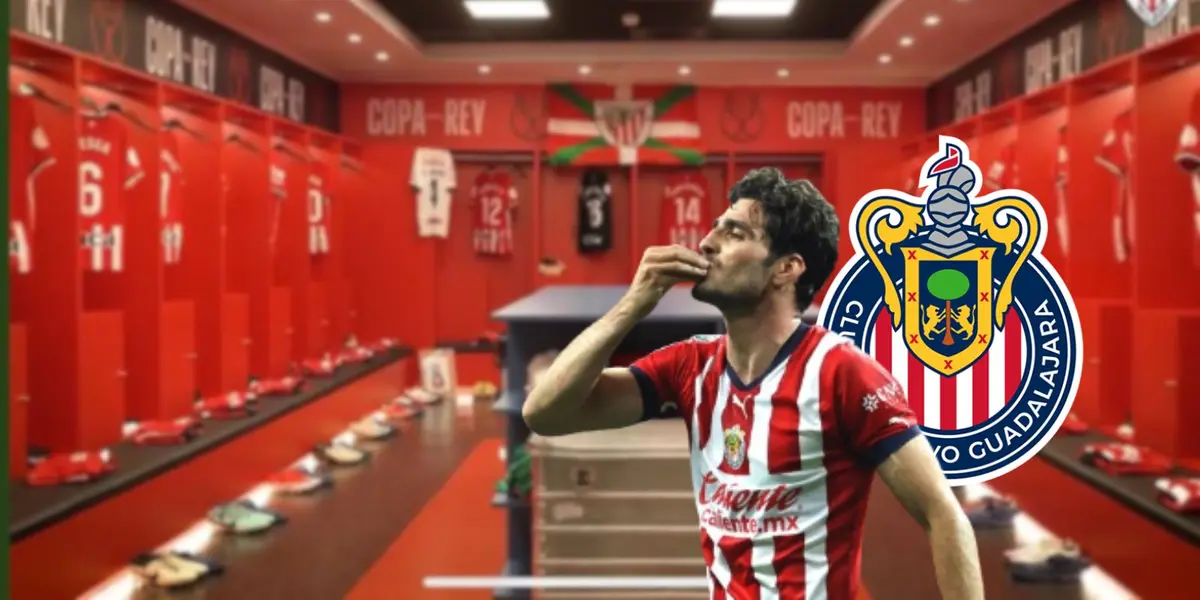 El vestidor del Athletic tenía colgada la camiseta de Briseño, como un amuleto de buena suerte