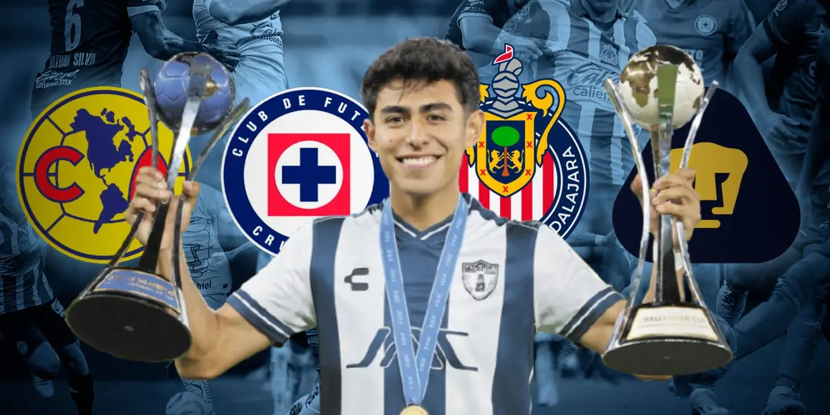 Elías Montiel junto a los Cuatro Grandes de la Liga MX / FOTO EL ECONOMISTA