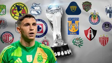 Emiliano Martínez junto a equipos de la Liga MX / FOTO ELONCE