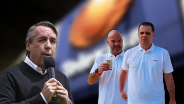 Emilio Azcárraga, Christian Martinoli y Luis García/Foto Latam Satelital.