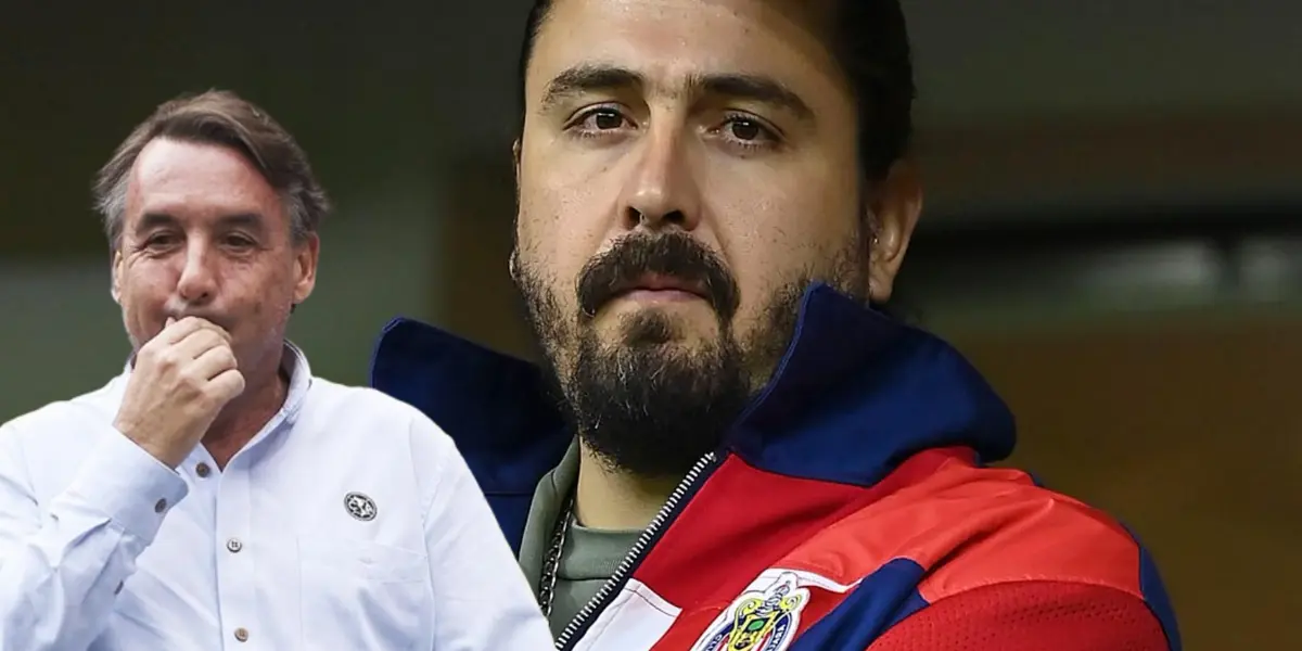 Emilio Azcárraga Jean junto a Amaury Vergara / FOTO FÚTBOL TOTAL