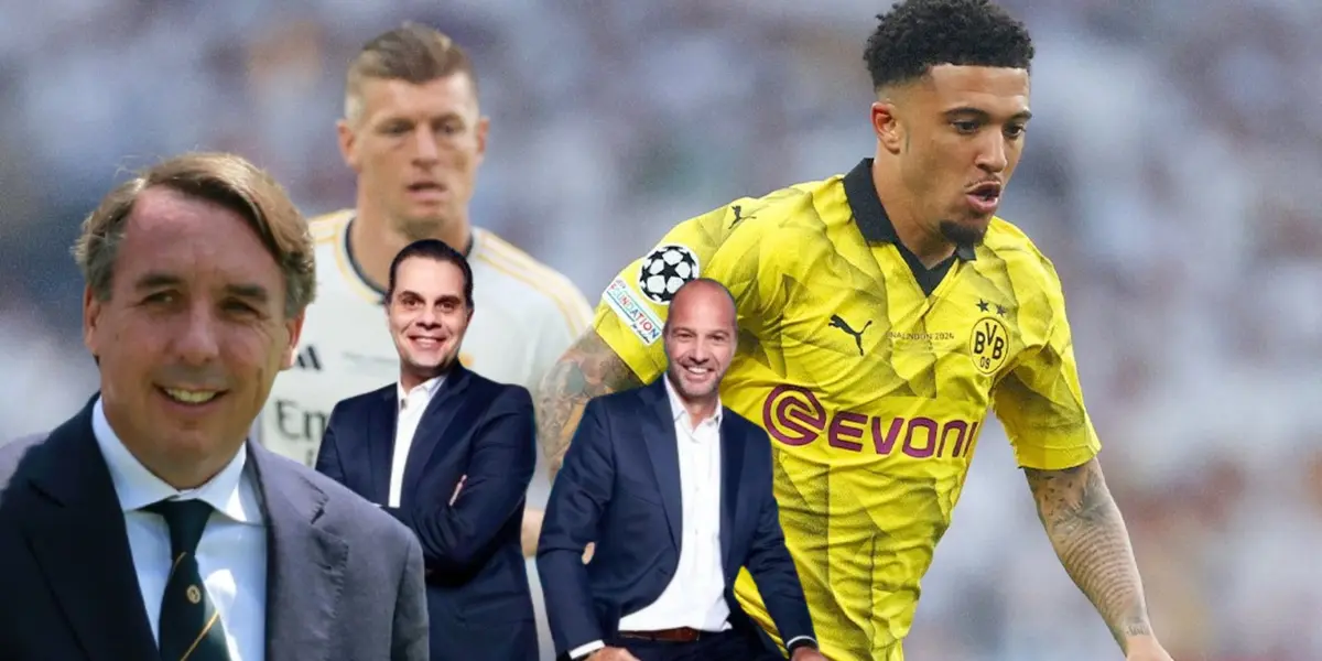 Emilio Azcárraga Jean junto a Luis García y Christian Martinoli / FOTO X