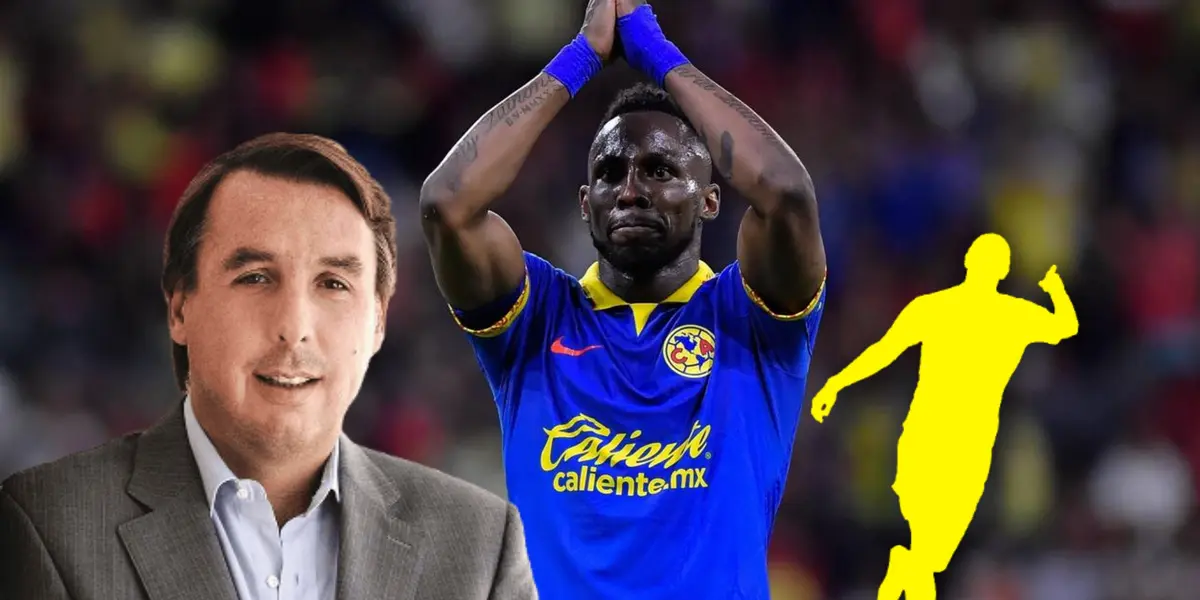 Emilio Azcárraga, Julián Quiñones y silueta de jugador/ Foto/ SDP Noticias.