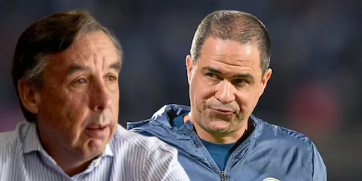 Emilio Azcárraga junto a André Jardine / FOTO PERFIL