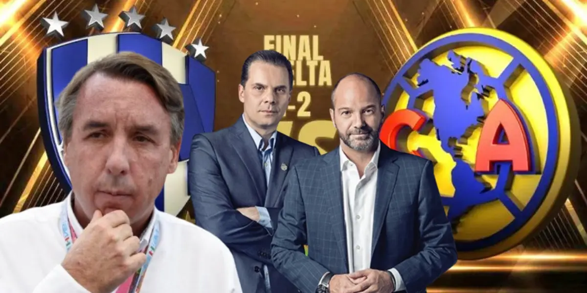 Emilio Azcárraga junto a Christian Martinoli y Luis García / FOTO UNO TV