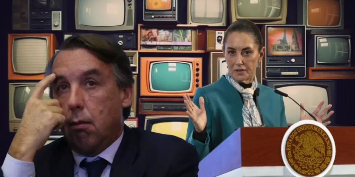 Emilio Azcárraga junto a Claudia Sheinbaum / FOTO QUIÉN