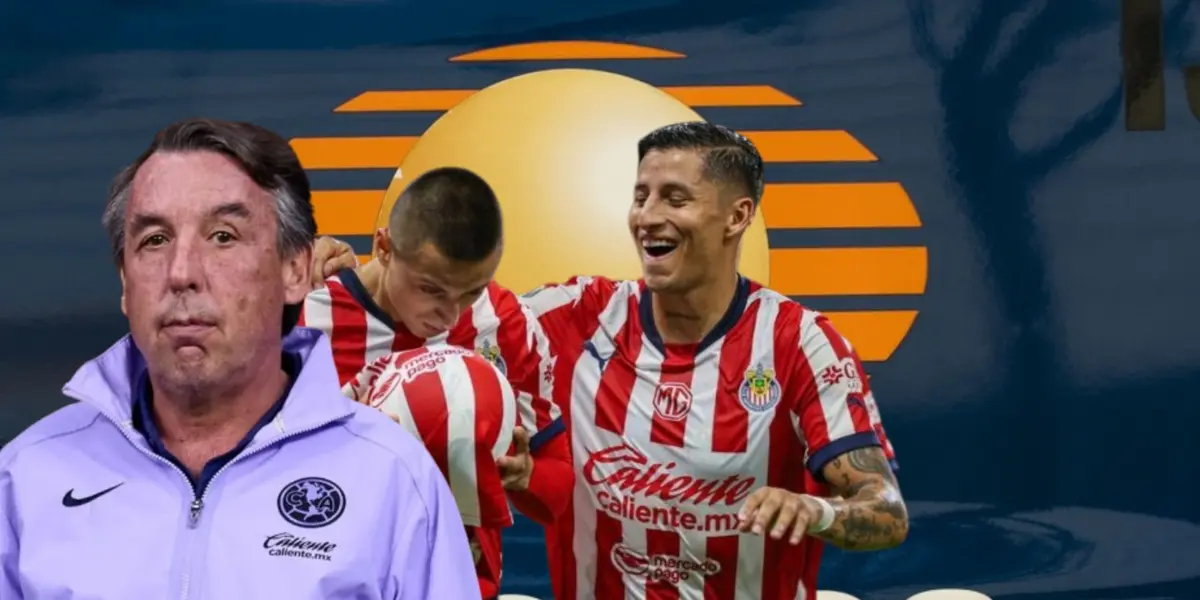 Emilio Azcárraga junto a futbolistas de Chivas / FOTO MEDIOTIEMPO