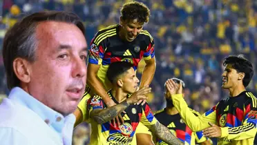 Emilio Azcárraga junto a futbolistas del América / FOTO EL UNIVERSAL