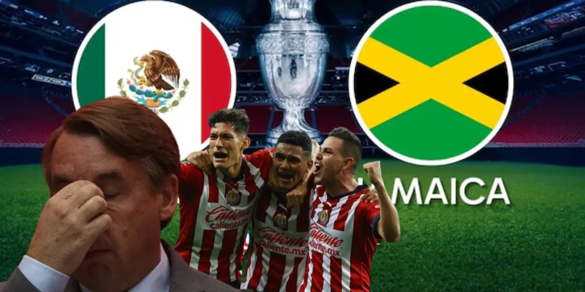 Emilio Azcárraga junto a jugadores de Chivas / FOTO CUARTOSCURO