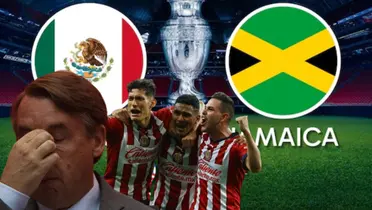 Emilio Azcárraga junto a jugadores de Chivas / FOTO CUARTOSCURO