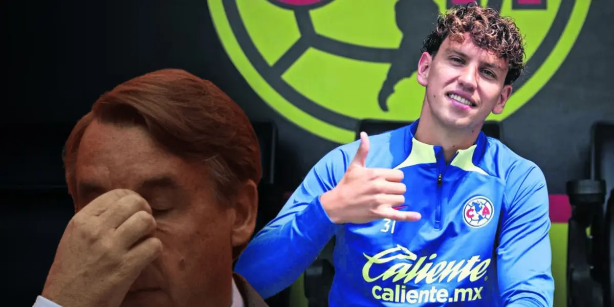 Emilio Azcárraga lamentándose e Igor Lichnovsky /Foto El Universal.