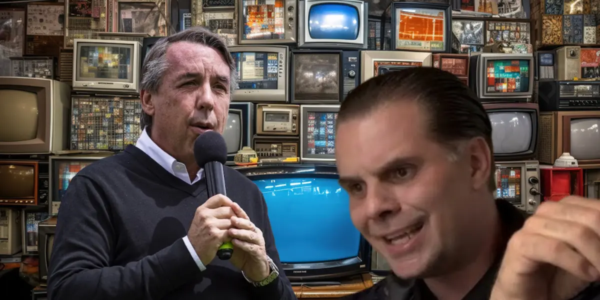 Emilio Azcárraga y Christian Martinoli/Foto Png Tree.