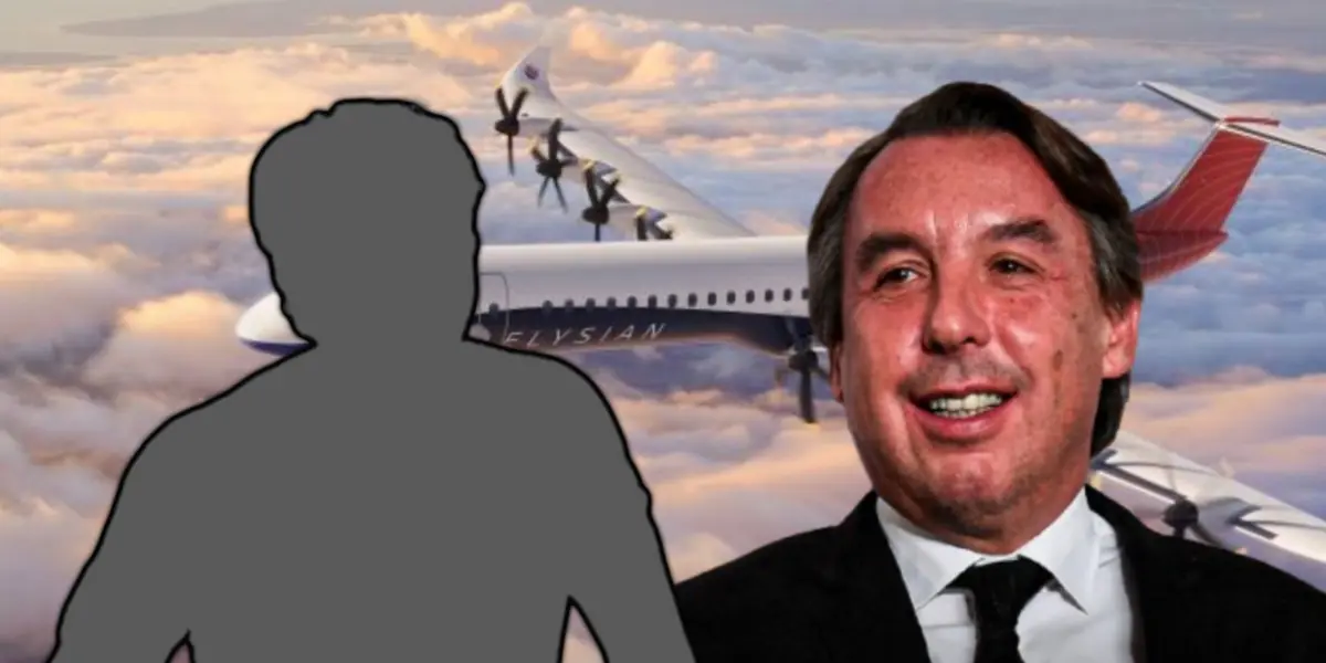 Emilio Azcárraga y Diego Luna en forma de sombra/Foto CNN.