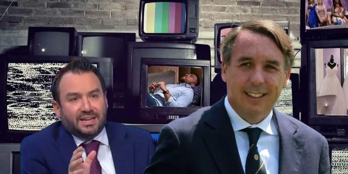 Emilio Azcárraga y Fernando Cevallos/Foto YouTube.