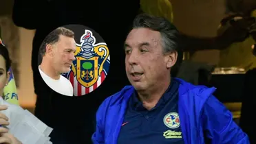 Emilio Azcárraga y Gabriel Milito/ Foto Pasión Águila.