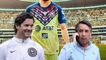 Emilio Azcárraga y Santiago Solari/Foto ESPN.