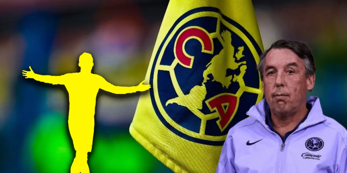 Emilio Azcárraga y silueta de futbolista/Foto Récord.