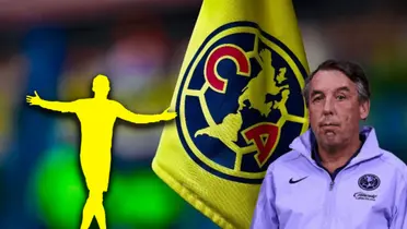 Emilio Azcárraga y silueta de futbolista/Foto Récord.