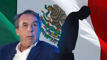 Emilio Azcárraga y silueta de hombre/Foto Vallarta Nayarit Blog.