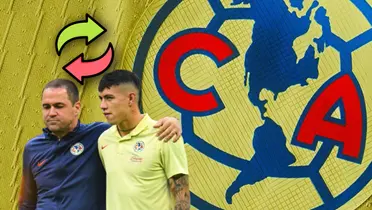 Emilio Lara abrazado de André Jardine/ Foto Soy Fútbol.