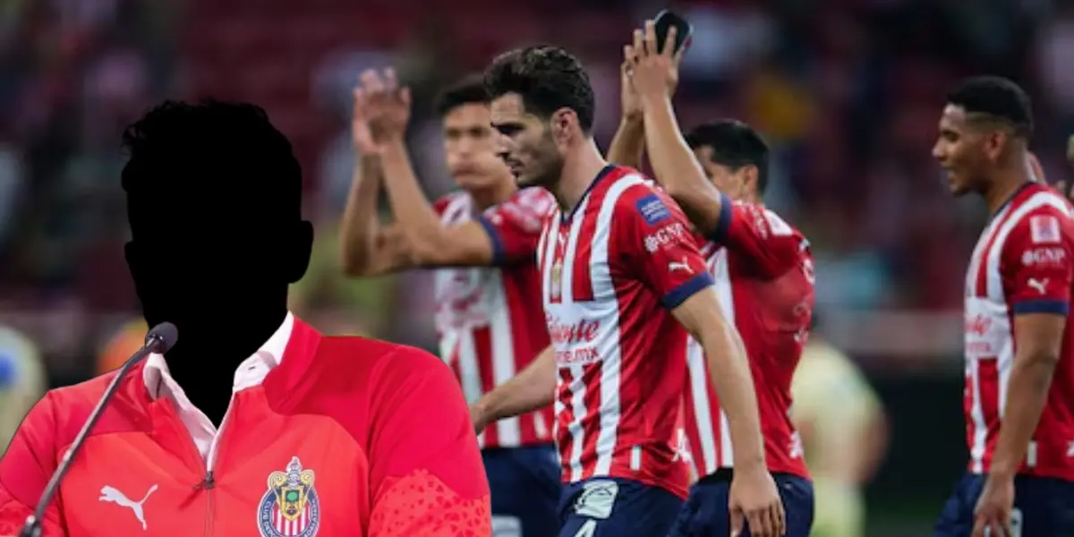 Entrenador incógnito de Chivas junto a sus jugadores / FOTO MEXSPORT