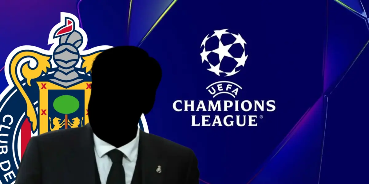 Entrenador incógnito junto al escudo de Chivas / FOTO EL ESPAÑOL