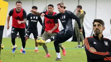Entrenamiento de Tigres. Foto: El Norte