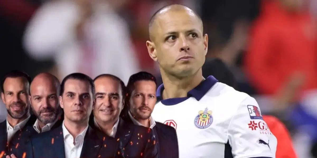 Equipo de TV Azteca junto a Javier Hernández / FOTO YOUTUBE