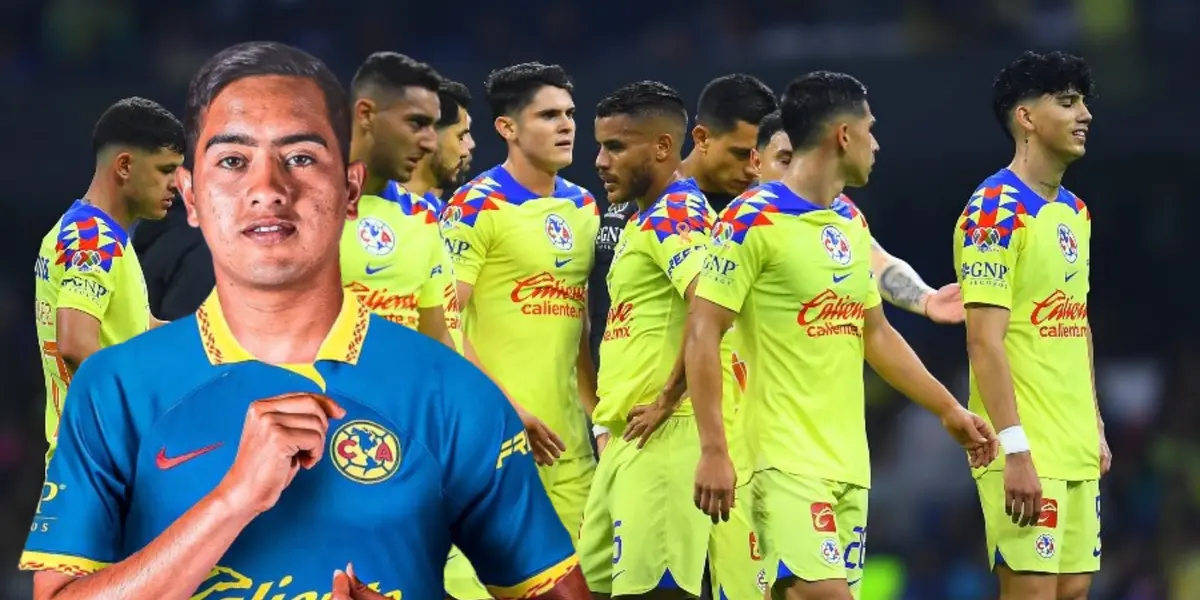 Erick Sánchez junto a jugadores del América / FOTO MEXSPORT