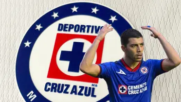Erik Lira y logo de Cruz Azul/Foto Gambetita.