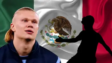 Erling Haaland junto a futbolista incógnito / FOTO THE INDEPENDENT