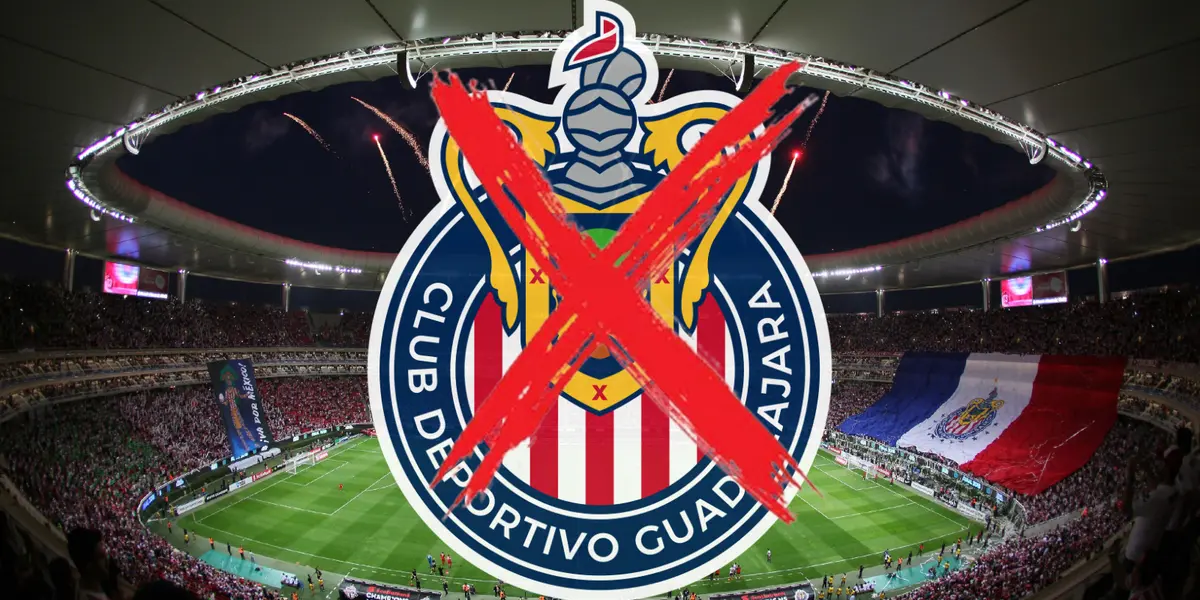Escudo de Chivas en el Estadio Akron / FOTO QUADRATÍN