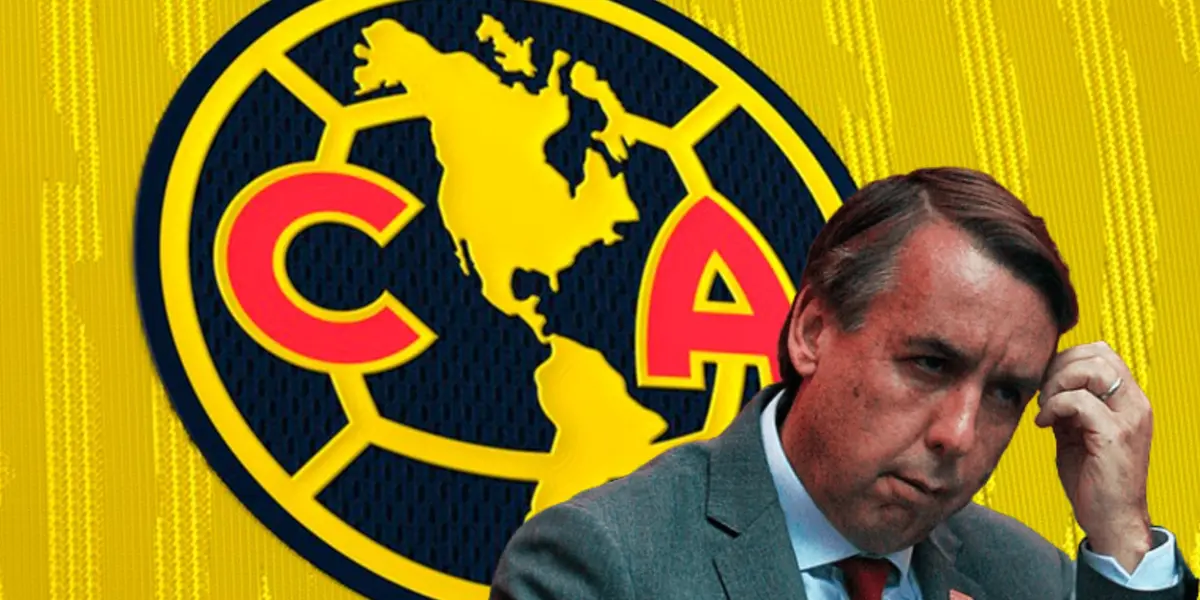 Escudo del América y Emilio Azcárraga/Foto Marca.