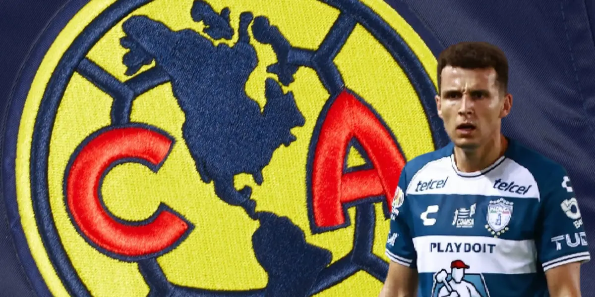 Escudo del América y Oussama Idrissi/Foto Ameshop.