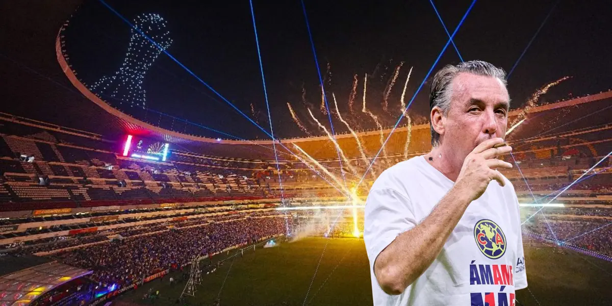 Estadio Azteca en las celebraciones del bicampeonato. Foto: Récord