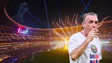 Estadio Azteca en las celebraciones del bicampeonato. Foto: Récord