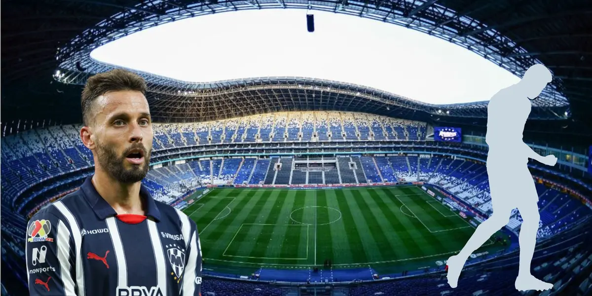 Estadio BBVA de fondo, tomado de Mediotiempo, con Canales al frente