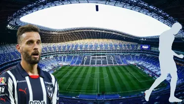 Estadio BBVA de fondo, tomado de Mediotiempo, con Canales al frente