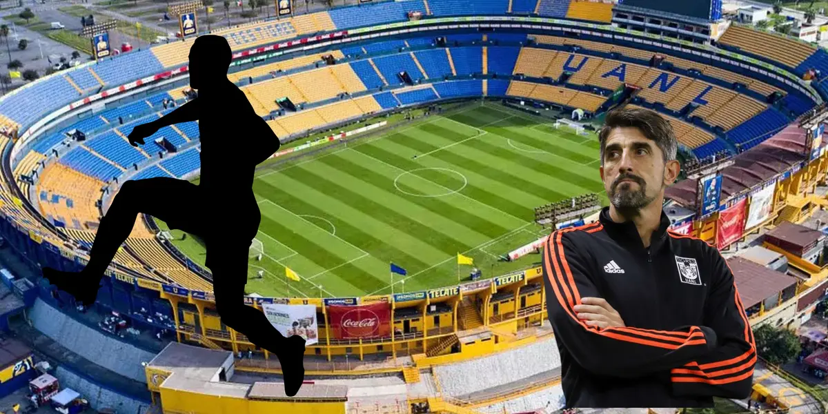 Estadio de Tigres de fondo. Foto: Marca