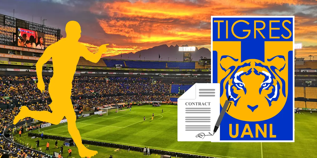 Estadio de Tigres de fondo. Foto: Wikipedia