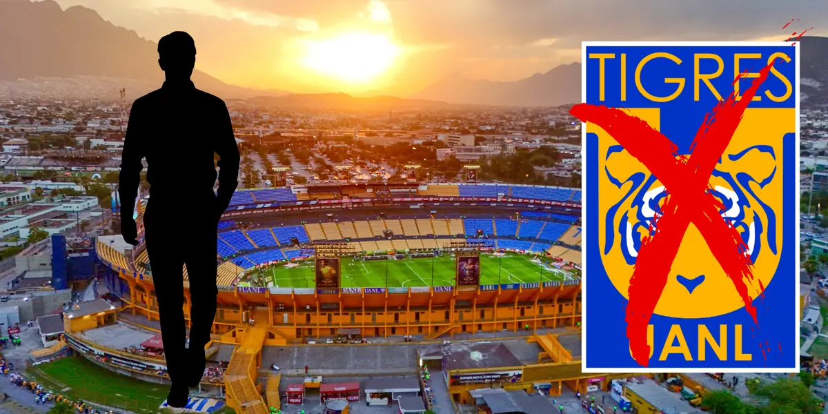 Estadio de Tigres de fondo, tomado de Tigres